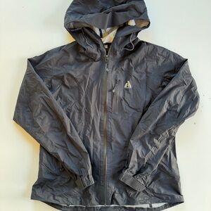 Eddie Bauer First Ascent Weather Edge Pro Waterproof Rain Jacket Shell Black XL